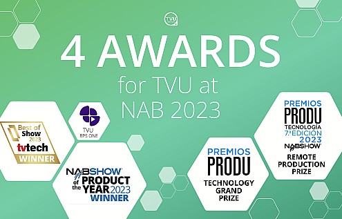 TVU wins technology awards at NAB.